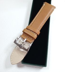 B&E Top Grain Leather Watch Band 22mm Quick Release Watch Straps, Replacement